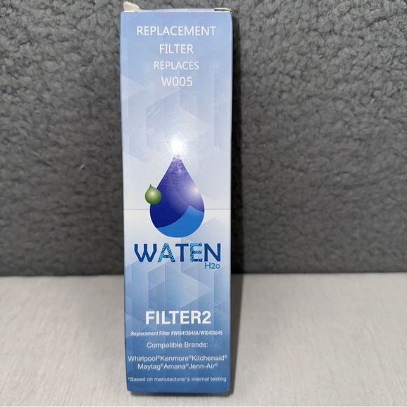 Waten H2O Filter 2 Replacement W005 Water Filter W10413645A/W10413645 EDR2RXD1 - Picture 2 of 2